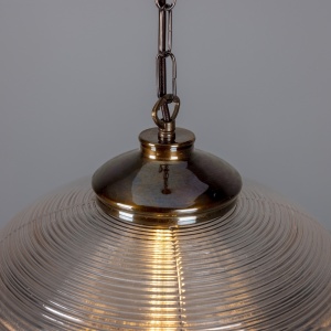 Ozark Victorian Vintage Glass Pendant Light 33cm